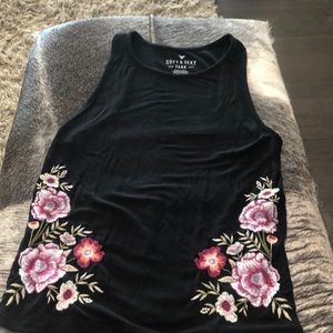 Soft and sexy black tank top